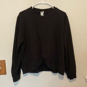 H&M black sweater. A1